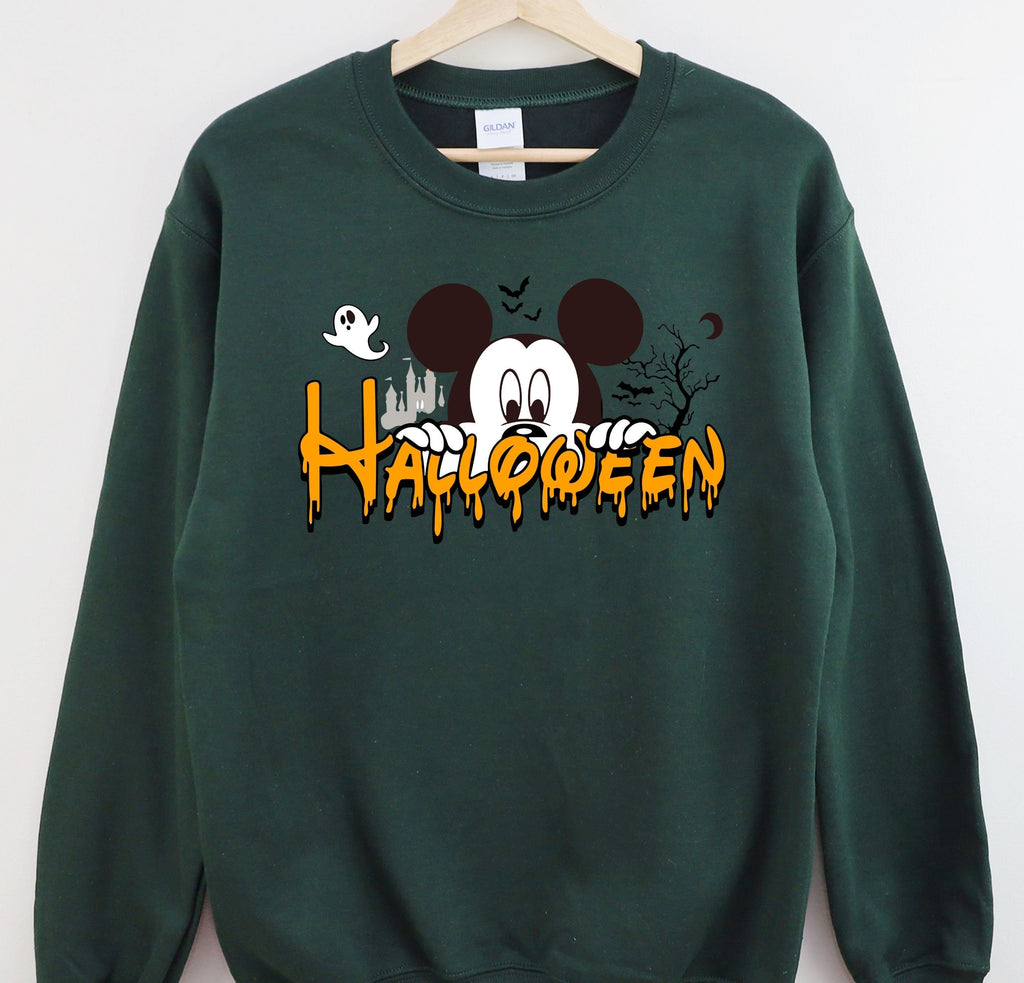 Mickey Halloween Sweatshirt,Disney Halloween Trip Shirt,Disneyland Halloween Tee,Disneyworld Kids Tee,Disney Matching Shirt, Kids Tee