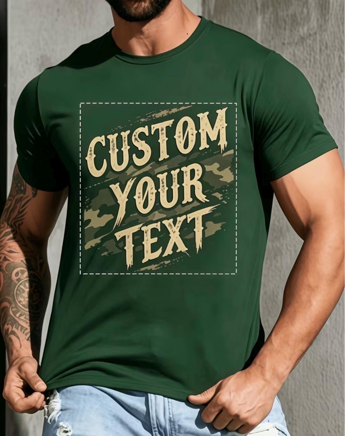Custom Text T-Shirt, Personalized Graphic Tee, Business Event Uniform, Company Logo