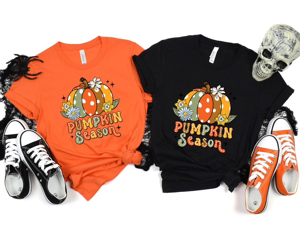 Pumpkin Season Graphic T-Shirt, Autumn Thanksgiving Shirt