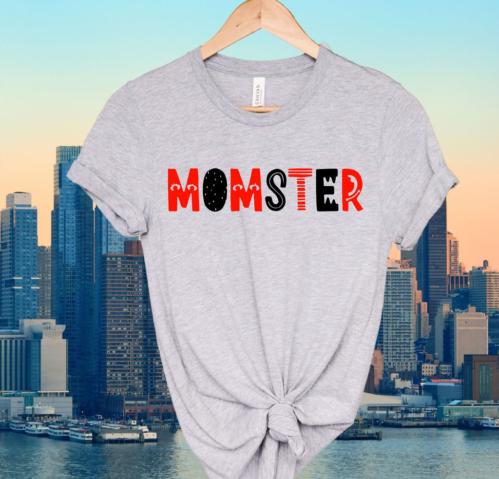 MOMSTER Halloween Hoodie, Funny Ghost Mom Sweatshirt