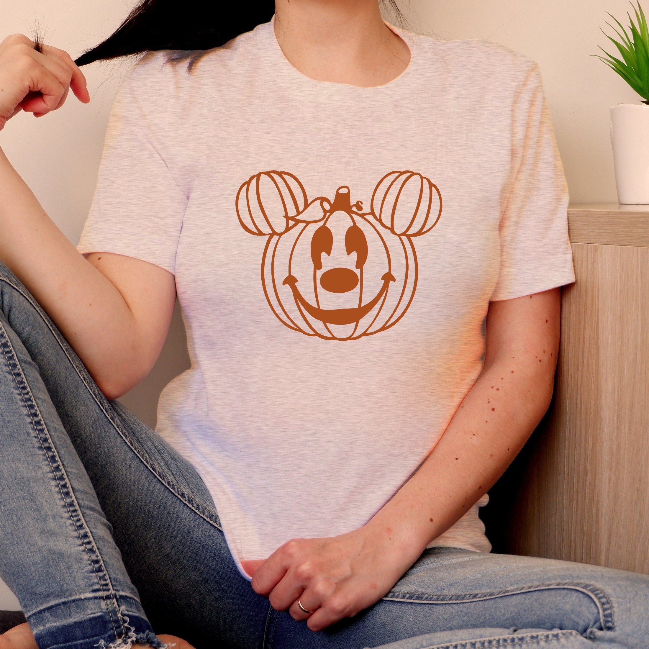 Vintage Mickey Pumpkin Halloween Sweatshirt, Spooky Season Fleece