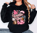 Winter Vibes Hoodie, Christmas Hoodie, Cotton Christmas Hoodie, Christmas Gifts, Funny Santa Hoodies, Pink Christmas Hoodie, Christmas Shirt