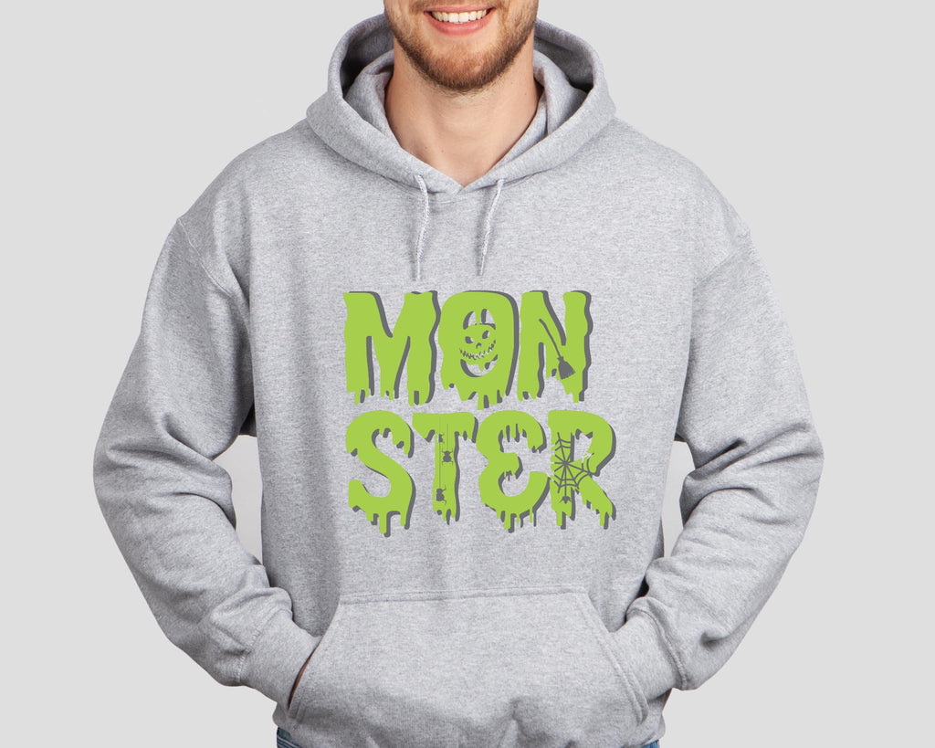 Monster Hoodie, Halloween Hoodies, Halloween Costume, Halloween Gift, Spooky Sweatshirt, Scary Monster Hoodie, Cotton Hoodies