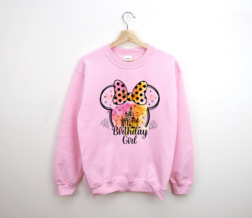 Birthday Girl Sweater, Minnie Birthday Hoodie, Funny Minnie Birthday Sweater, Birthday Girl Sweater, Birthday Gang Tee, Matching Tee