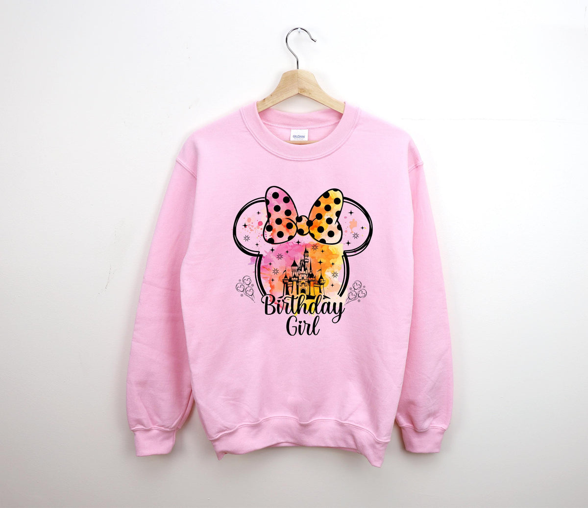Birthday Girl Sweater, Minnie Birthday Hoodie, Funny Minnie Birthday Sweater, Birthday Girl Sweater, Birthday Gang Tee, Matching Tee