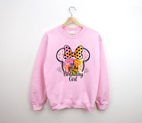 Birthday Girl Sweater, Minnie Birthday Hoodie, Funny Minnie Birthday Sweater, Birthday Girl Sweater, Birthday Gang Tee, Matching Tee