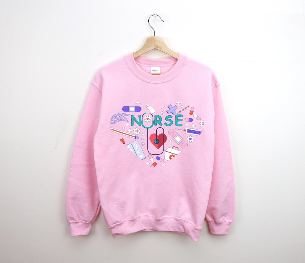 Love Nurse Sweater, Love CNA Sweater, Nurse Tees, Nurse Valentines Day Sweater, Nurse Appreciation Gift, Nurse Gift Idea, Nurses Week Gift