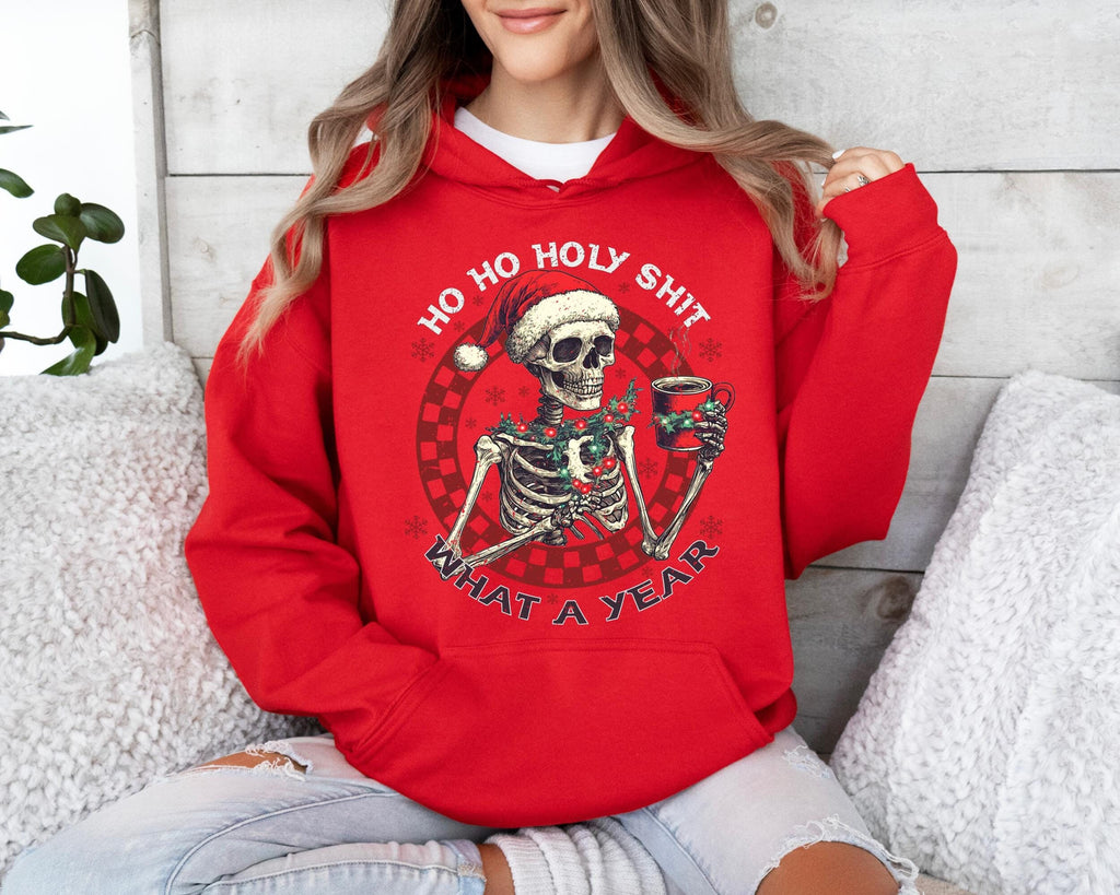 Christmas Hoodie, Funny Christmas Hoodie, Trendy Hoodies For Christmas, Christmas Gift, Skeleton Hoodie
