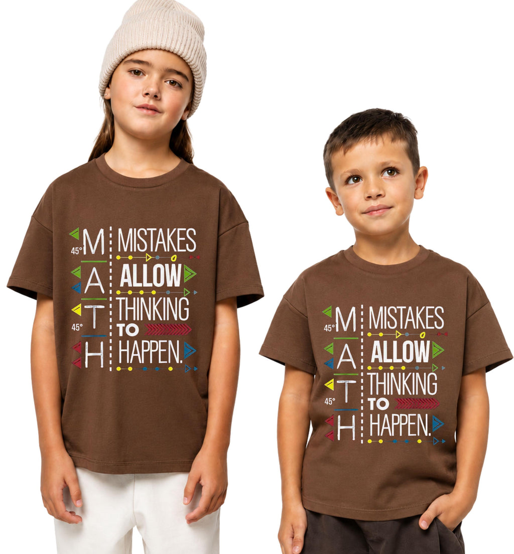 Math Teacher Shirt, Mistakes Allow Thinking Happen, Educational Tee