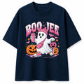 Boojee Ghost Pumpkin Halloween T-Shirt, Spooky Season Graphic Tee