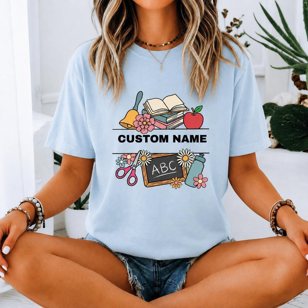 Personalized Teacher Name Shirt, Classroom Apparel, Back to School Gift