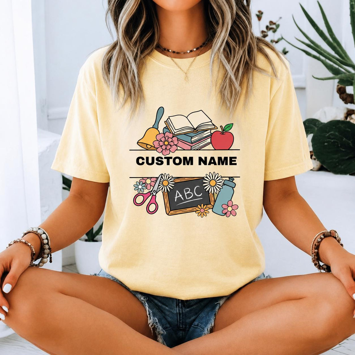Personalized Teacher Name Shirt, Classroom Apparel, Back to School Gift