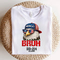 Patriotic Eagle DD-214 Alumni Shirt, Funny Veteran Graphic Tee