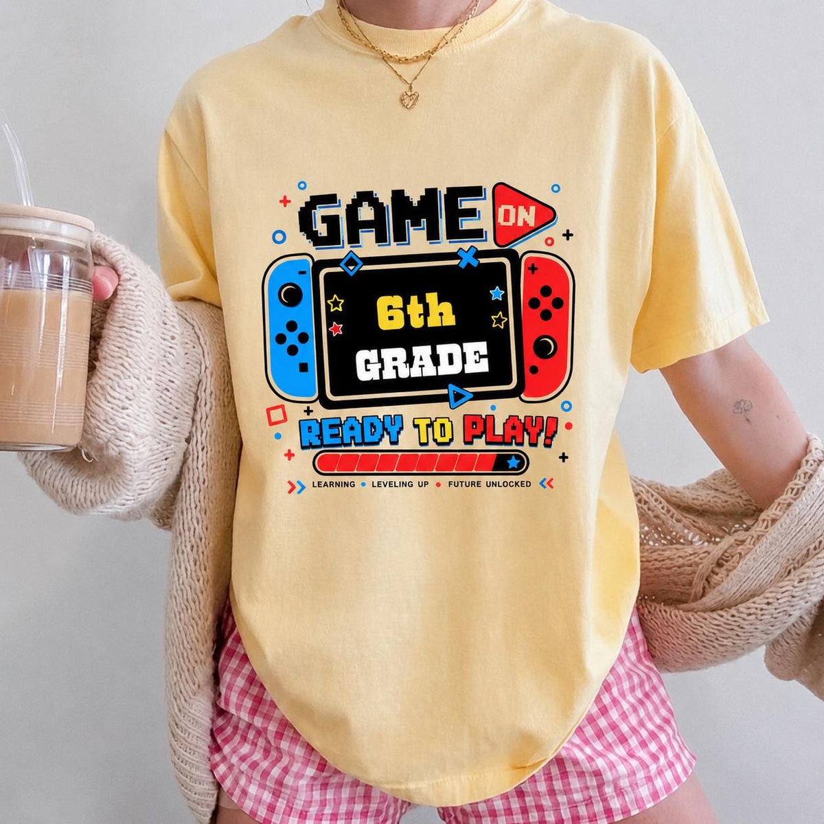 6th Grade Gamer Shirt, Back to School Video Game Tee