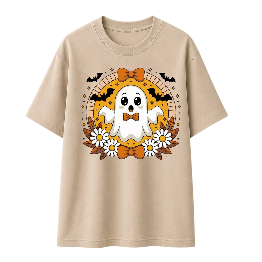 Ghost Halloween Shirt, Coquette Bows, Spooky Season Graphic Tee __etsy:8405765943