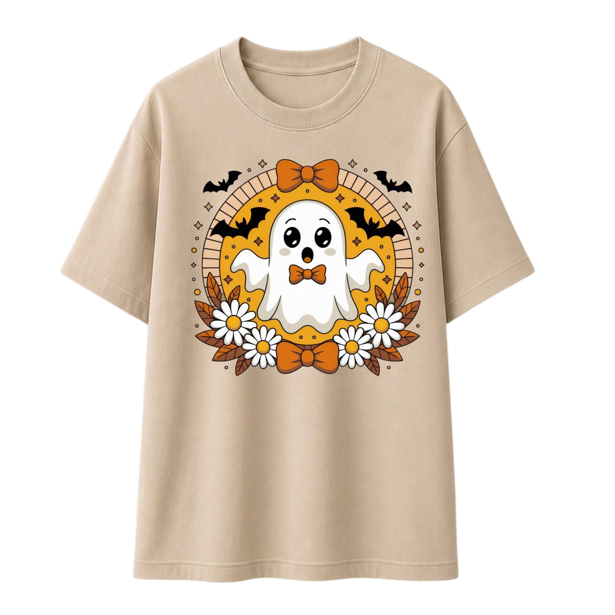 Ghost Halloween Shirt, Coquette Bows, Spooky Season Graphic Tee __etsy:8405765943