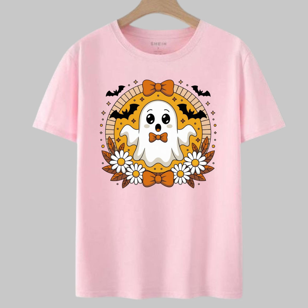 Ghost Halloween Shirt, Coquette Bows, Spooky Season Graphic Tee __etsy:8405982187