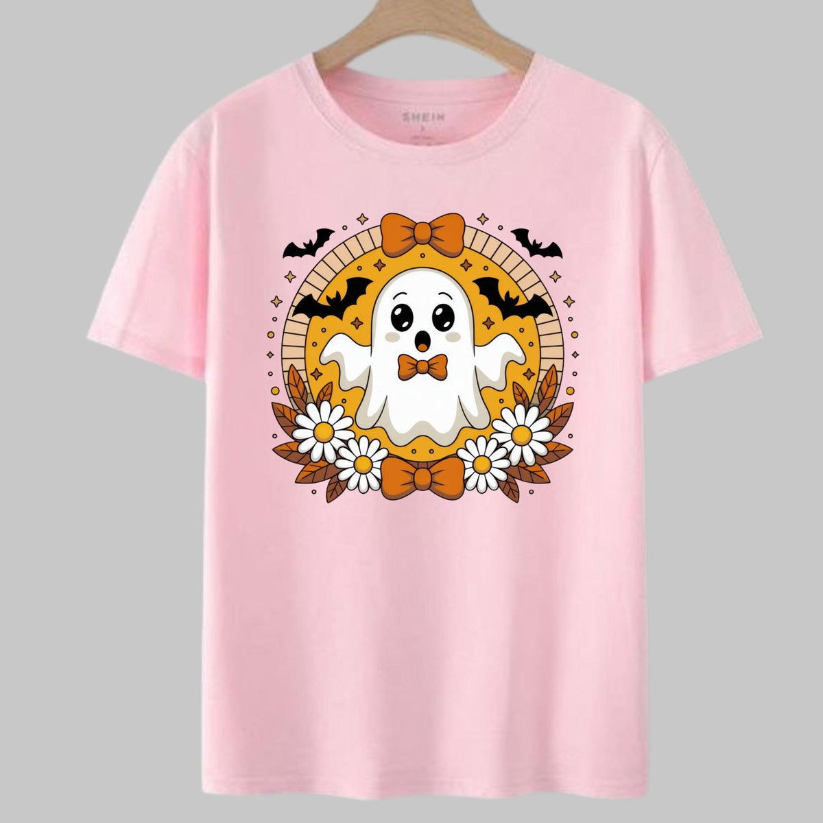 Ghost Halloween Shirt, Coquette Bows, Spooky Season Graphic Tee __etsy:8405982187