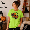 Stay Creepy Halloween T-Shirt, Dripping Heart, Bats, Spooky Season (Unisex)