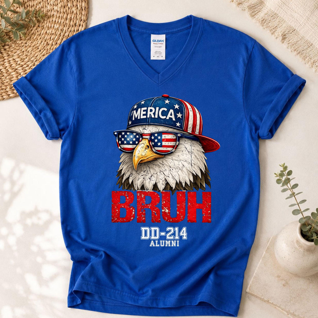 Patriotic Eagle DD-214 Alumni Shirt, Funny Veteran Graphic Tee