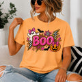 Boo Boo Boo Ghost Pumpkin Tee, Retro Y2K Halloween Graphic Shirt
