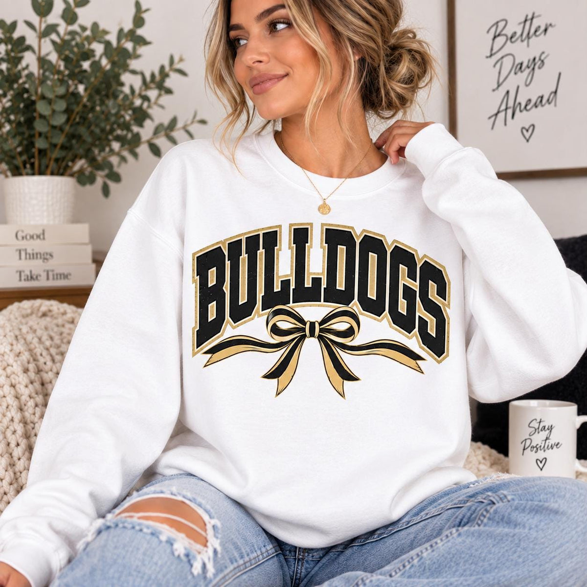 Custom Watercolor Rebels Sweatshirt, Cheer Team School Spirit Shirt (Made to Order)