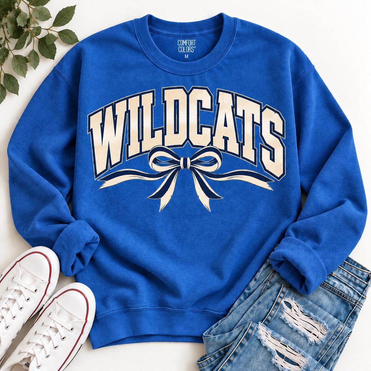 Custom Watercolor Rebels Sweatshirt, Cheer Team School Spirit Shirt (Made to Order)