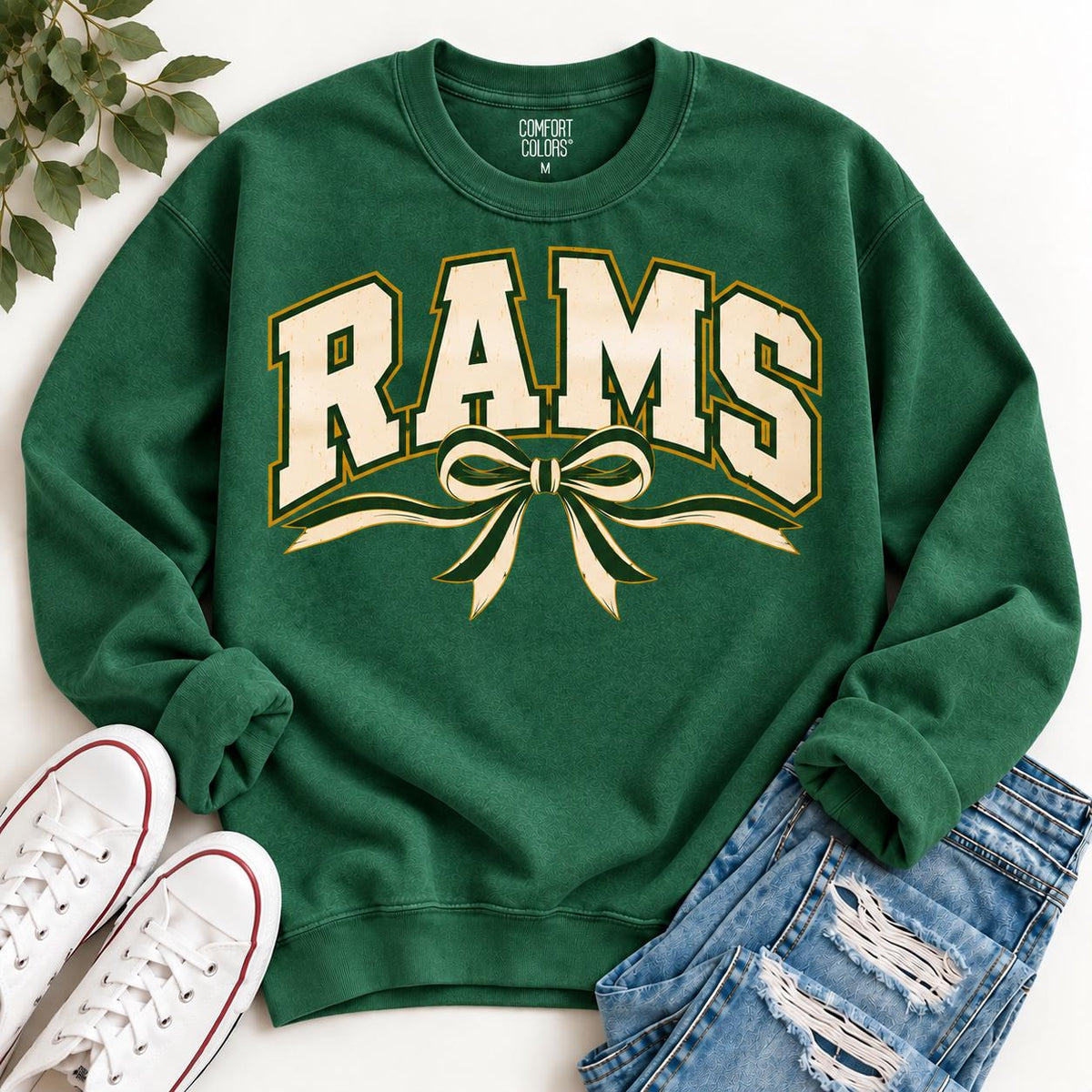 Custom Watercolor Rebels Sweatshirt, Cheer Team School Spirit Shirt (Made to Order)