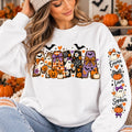 Comfort Colors® Personalized Halloween Sweater, Custom Baby Name Sweater, Auntie Halloween Shirt, Mama Spooky Sweatshirt, Nana Halloween Tee