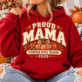 Custom Grandma Sweatshirt, Mama Pumpkin Sweatshirt, Family Fall Matching Shirts, Personalized Autumn Gift