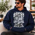 Too Old To Fight Hoodie, Funny Grandpa Sweatshirt, Sarcastic Shooting Tee